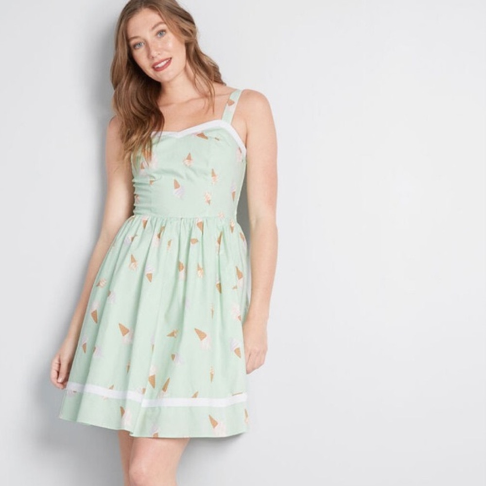 Ice Cream Print Bea & Dot Dress. ModCloth